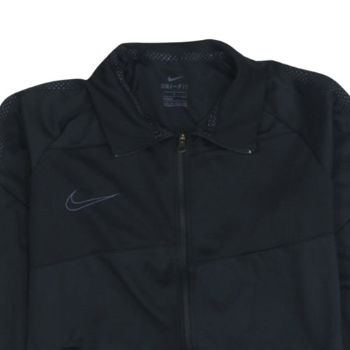 Nike Boys Black Dri-FIT Full Zip Hoodie Jacket L (147-158cm) Polyester