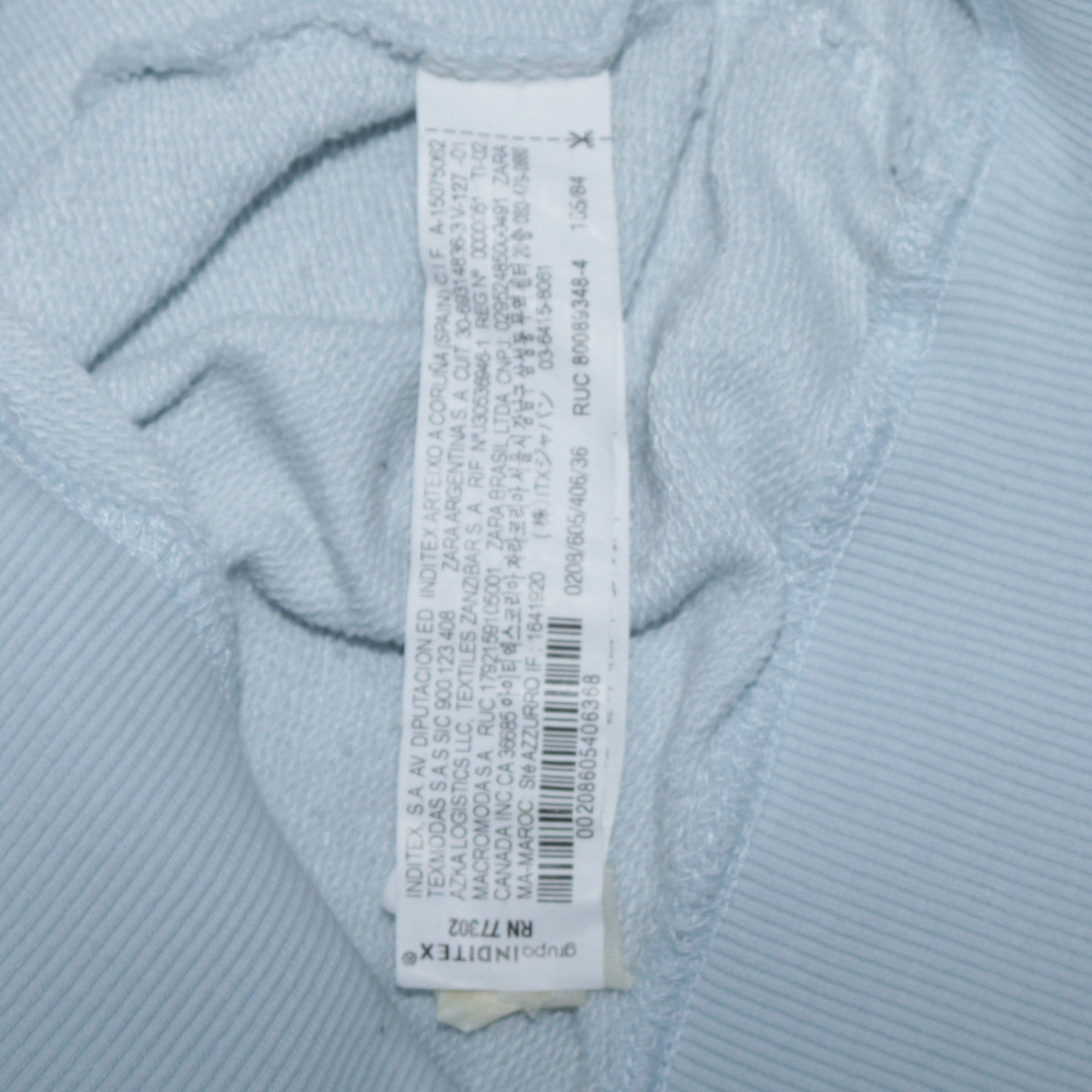 ZARA Girls Blue Stitch Disney Sweatshirt 13-14 Years Pullover Crew Neck