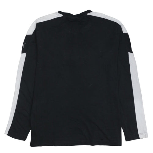 Puma Men's Black Long Sleeve Logo Sports T-Shirt Size L