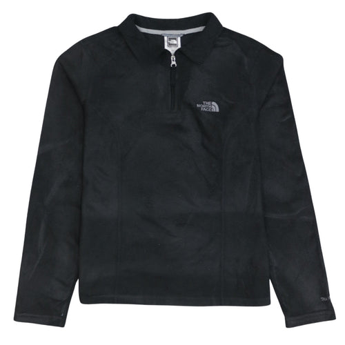 The North Face Womens Black XS 1/4 Zip Fleece Sweatshirt