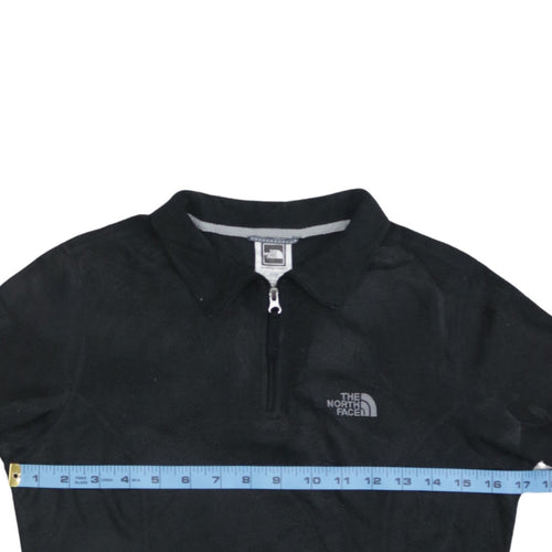 The North Face Womens Black XS 1/4 Zip Fleece Sweatshirt