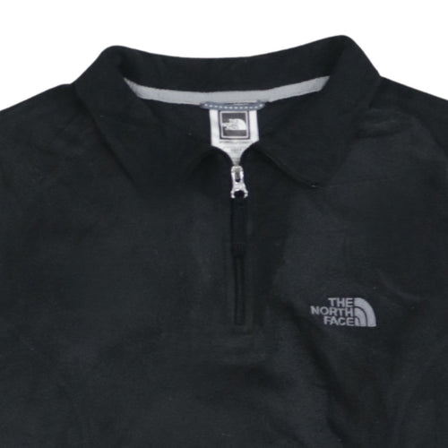 The North Face Womens Black XS 1/4 Zip Fleece Sweatshirt