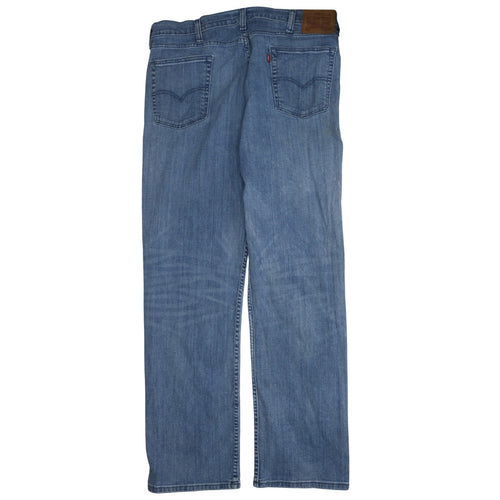 Levi's Men's Blue Straight Leg Denim Jeans 36W 32L Regular Fit