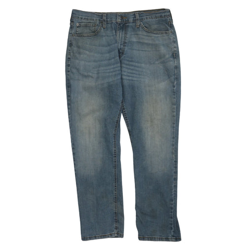 Levi's Men's Blue Medium Wash Straight Jeans Size 34x32