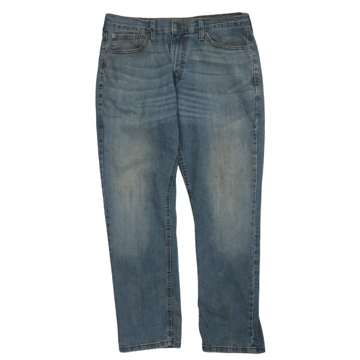 Levi's Men's Blue Medium Wash Straight Jeans Size 34x32