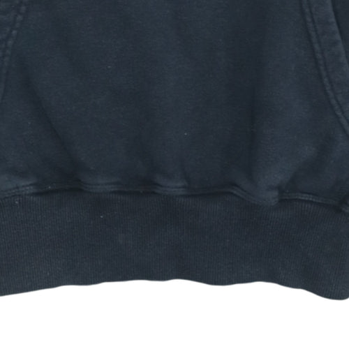 Ellesse Mens Black 6XL Pullover Hoodie Graphic Logo Sweatshirt