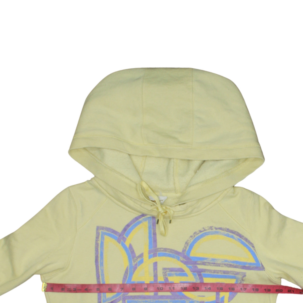 Diesel Men's Yellow Pullover Hoodie Size M Graphic Print