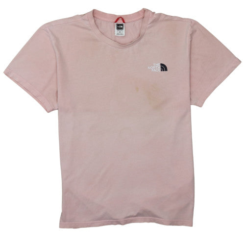 The North Face Men's Pink Cotton Crew Neck T-Shirt Size M