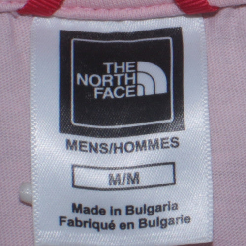 The North Face Men's Pink Cotton Crew Neck T-Shirt Size M