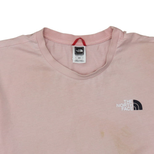 The North Face Men's Pink Cotton Crew Neck T-Shirt Size M