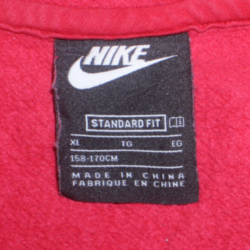 Nike Boys Red Colourblock Full Zip Hoodie XL 158-170cm