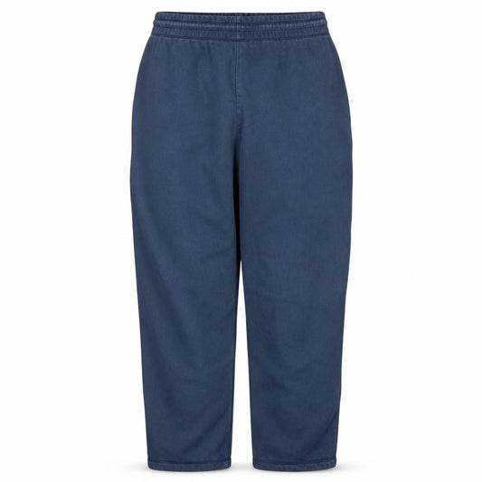 Front view of Nike Men Blue M Jogger Sweatpants Fleece Elastic Waist Pockets