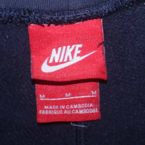 Nike Men Blue M Jogger Sweatpants Fleece Elastic Waist Pockets