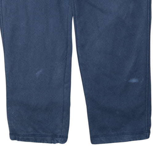 Nike Men Blue M Jogger Sweatpants Fleece Elastic Waist Pockets