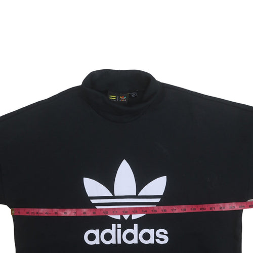 Adidas x Pharrell Williams Women's Black Tunic Sweatshirt L Long Sleeve Logo