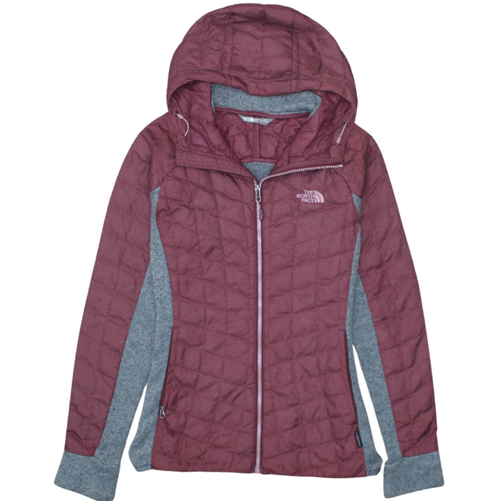 The North Face Women’s Purple Quilted Hooded Jacket Size S