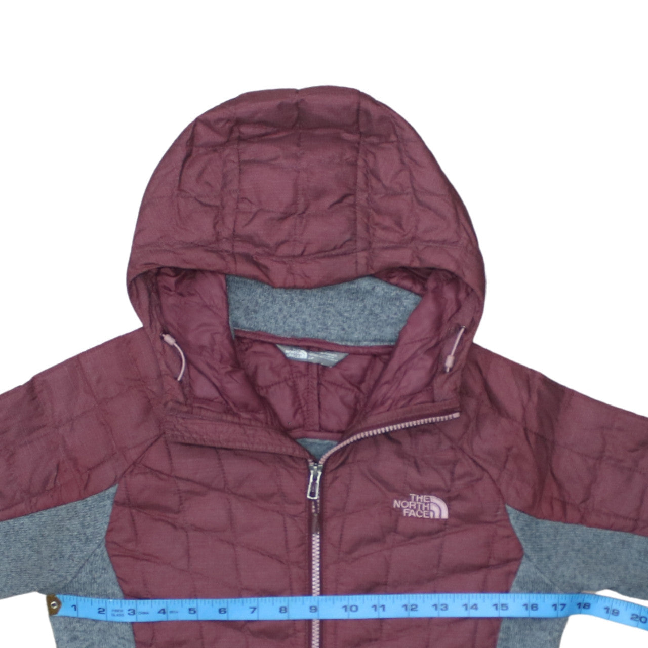 The North Face Women’s Purple Quilted Hooded Jacket Size S