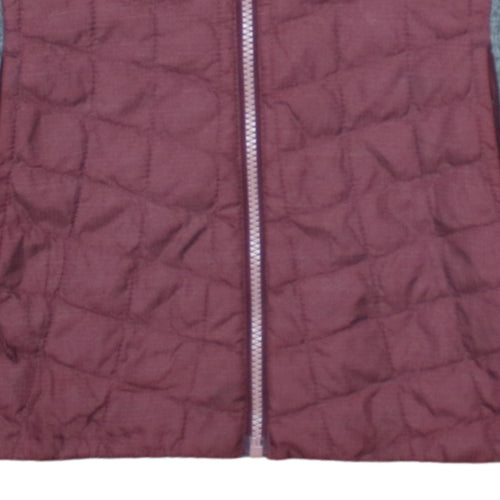 The North Face Women’s Purple Quilted Hooded Jacket Size S