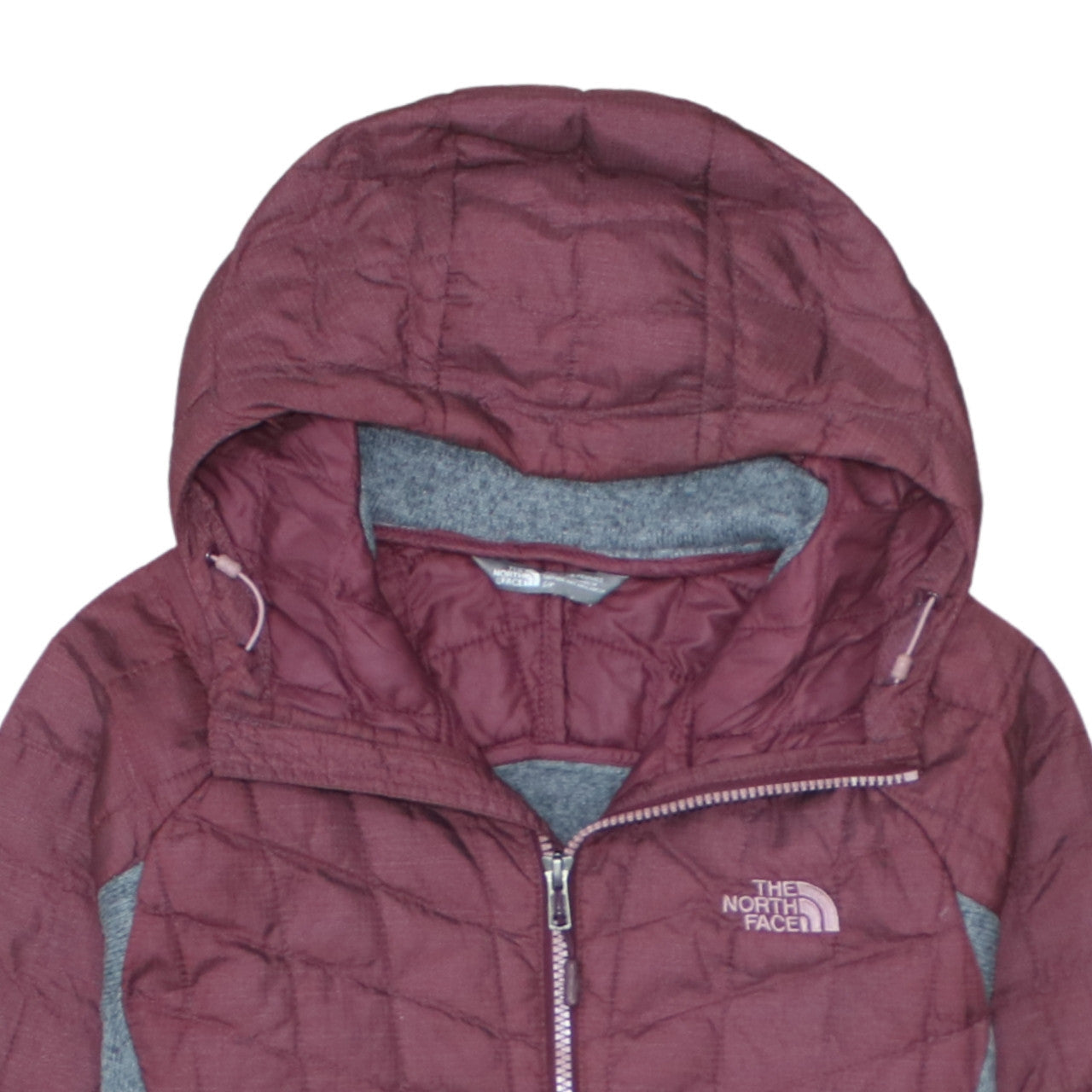 The North Face Women’s Purple Quilted Hooded Jacket Size S