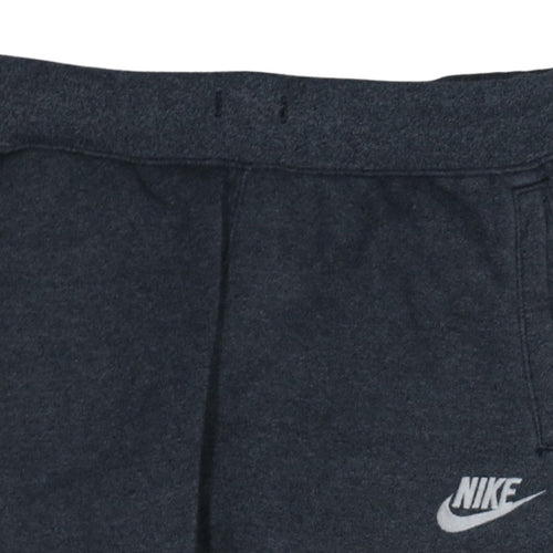 Nike Men's Black Jogger Sweatpants M Tapered Fit Elastic Waist