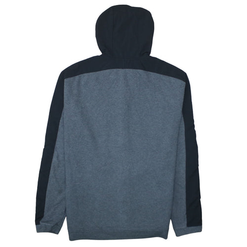 adidas Men's Grey Full Zip Hoodie Size L Sports Fleece