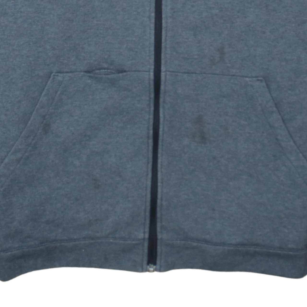 adidas Men's Grey Full Zip Hoodie Size L Sports Fleece