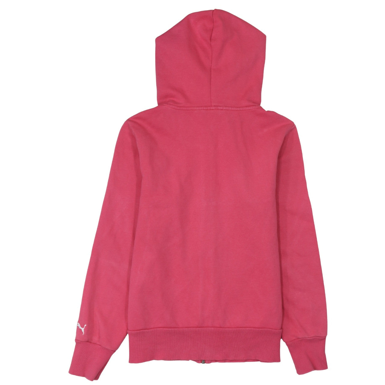 PUMA Womens Pink Hooded Full Zip Sweatshirt UK 10