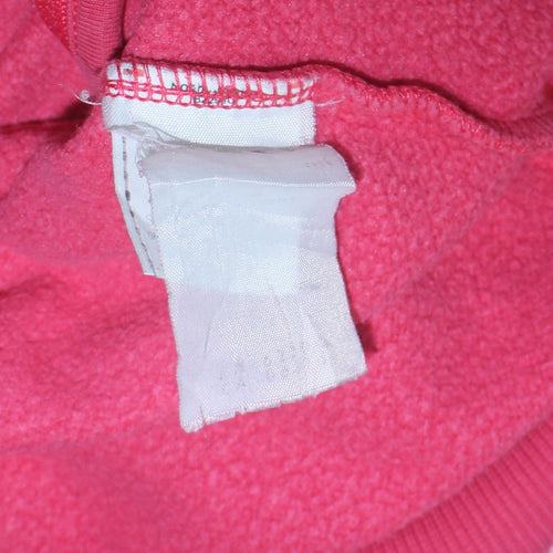 PUMA Womens Pink Hooded Full Zip Sweatshirt UK 10