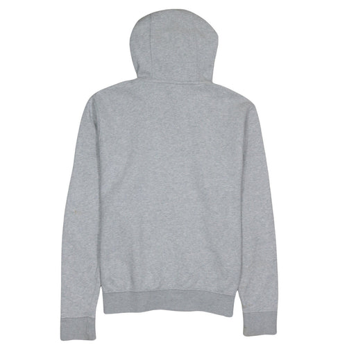 Nike Men’s Grey Pullover Hoodie Medium Just Do It Logo Fleece