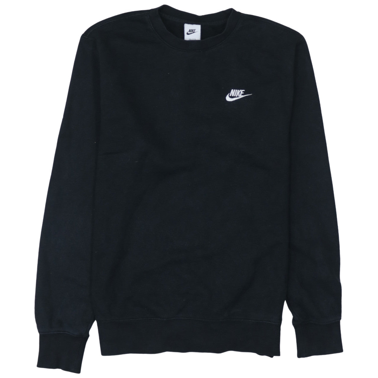 Nike Men's Black Small Crew Neck Pullover Sweatshirt