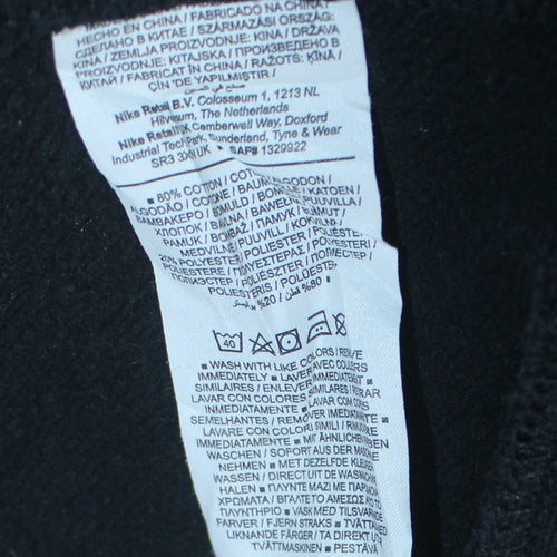 Nike Men's Black Small Crew Neck Pullover Sweatshirt