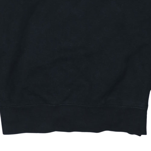 Nike Men's Black Small Crew Neck Pullover Sweatshirt