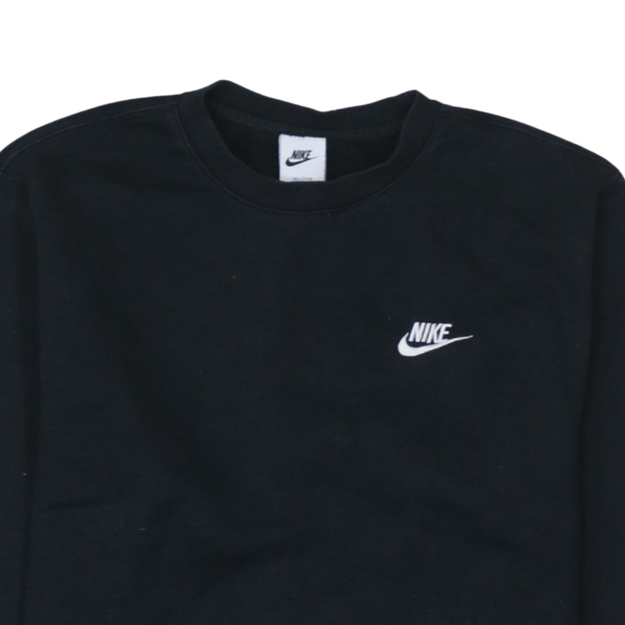 Nike Men's Black Small Crew Neck Pullover Sweatshirt