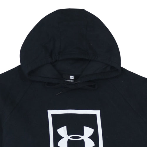 Under Armour Men's Black 2XL Pullover Hoodie with Logo