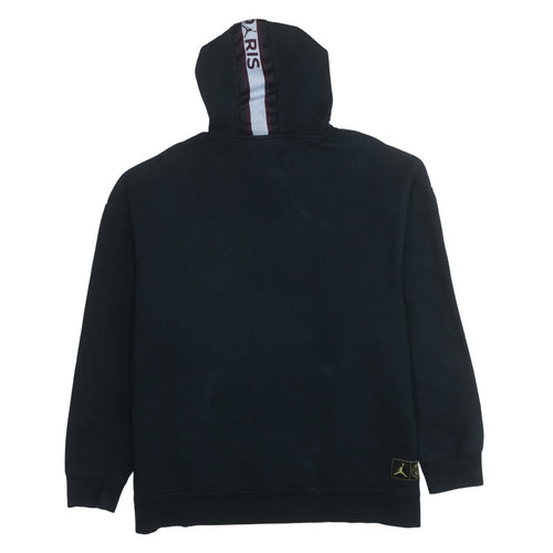Jordan Paris Saint-Germain Black XL Men's Pullover Hoodie