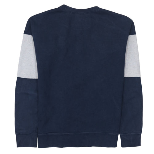Nike Men's Blue Air Logo Crew Neck Pullover Sweatshirt Size S