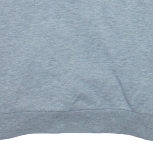 Adidas Men's Grey Crew Neck Performance Essentials Sweatshirt L
