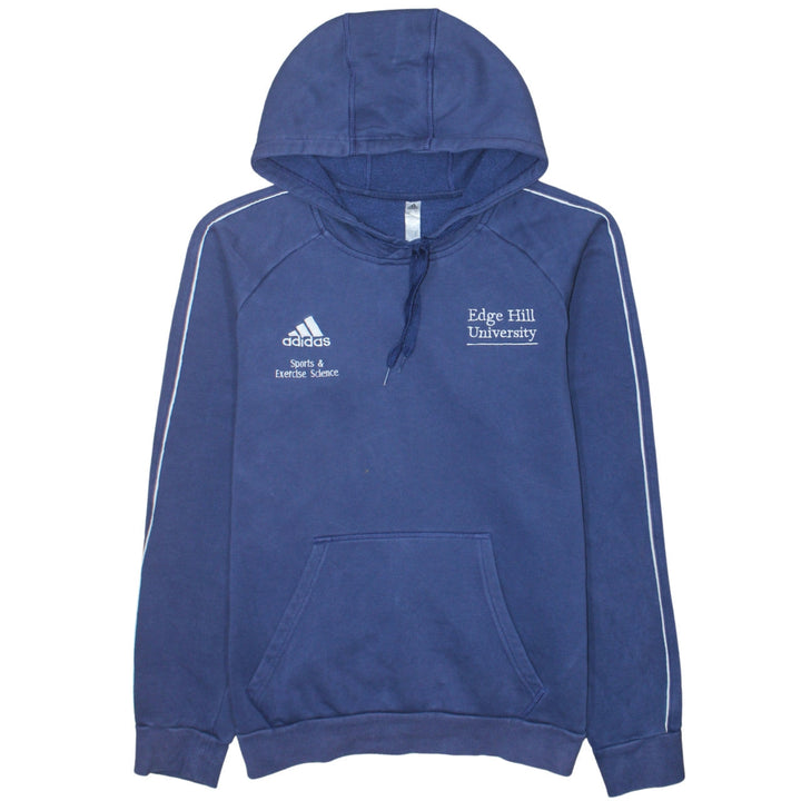 Adidas Men's Blue Edge Hill University Pullover Hoodie Size S
