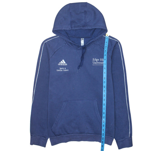 Adidas Men's Blue Edge Hill University Pullover Hoodie Size S