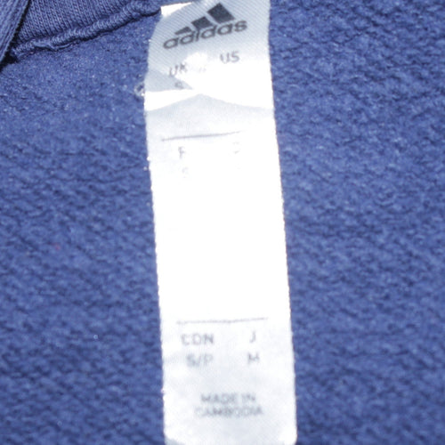 Adidas Men's Blue Edge Hill University Pullover Hoodie Size S