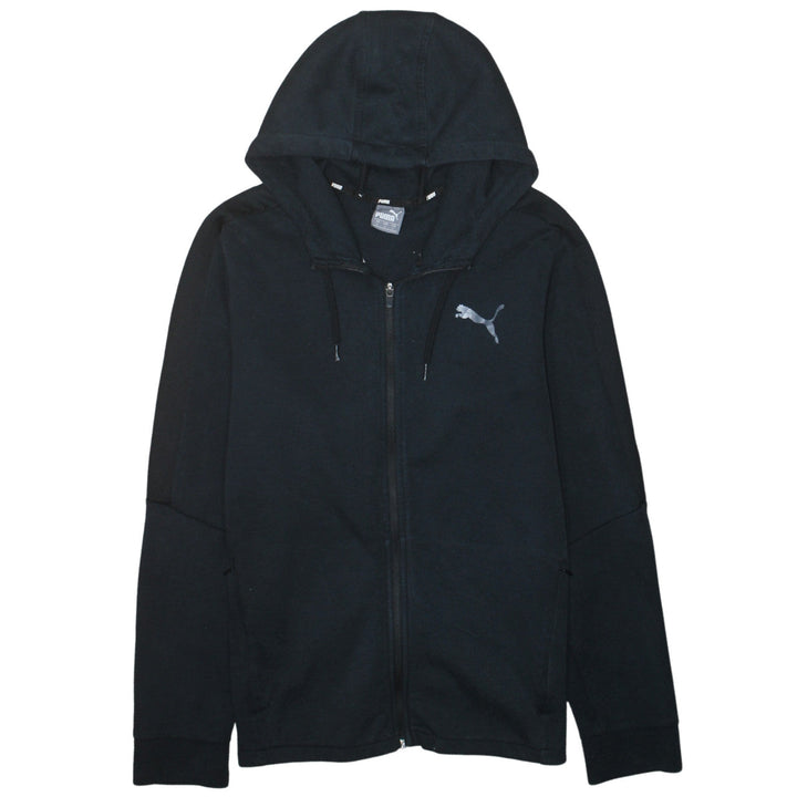 Puma Men's Black Full Zip Hoodie Size L Sportswear