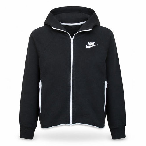 Nike Women’s Black Full Zip Hoodie Size S Cotton Blend