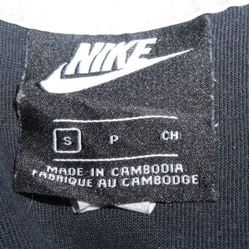 Nike Women’s Black Full Zip Hoodie Size S Cotton Blend