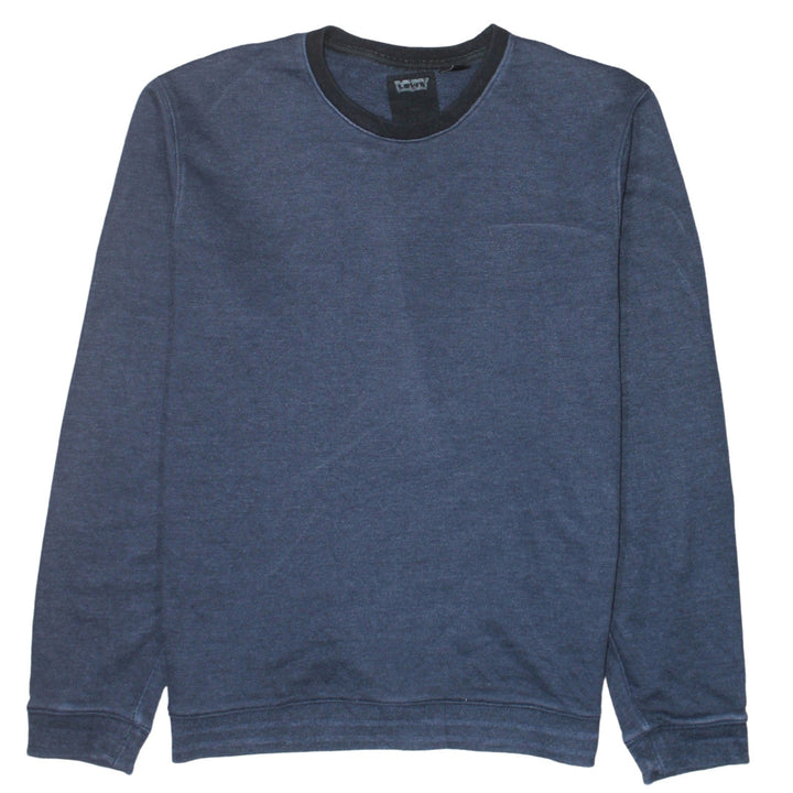 Levi's Men's Blue Crew Neck Fleece Sweatshirt Size M