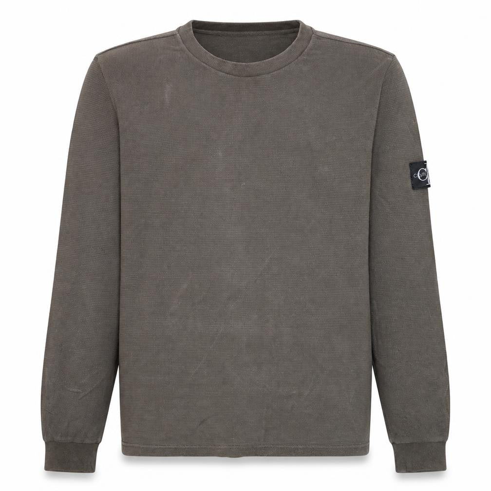 Calvin Klein Jeans Men's Brown 2XL Cotton Crew Neck Sweatshirt
