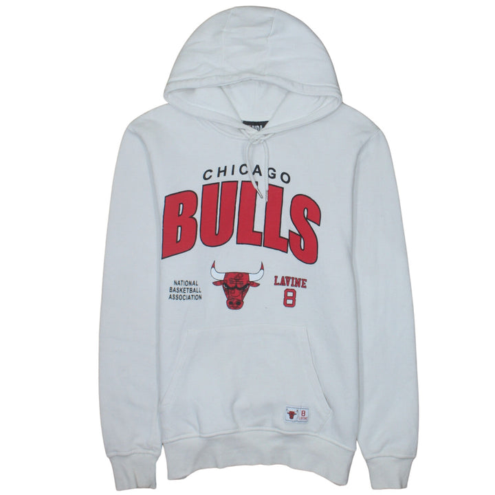 Primark NBA Chicago Bulls White Pullover Hoodie Men's L Graphic