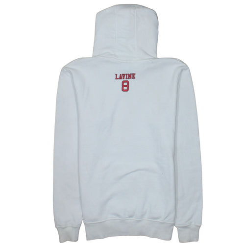 Primark NBA Chicago Bulls White Pullover Hoodie Men's L Graphic