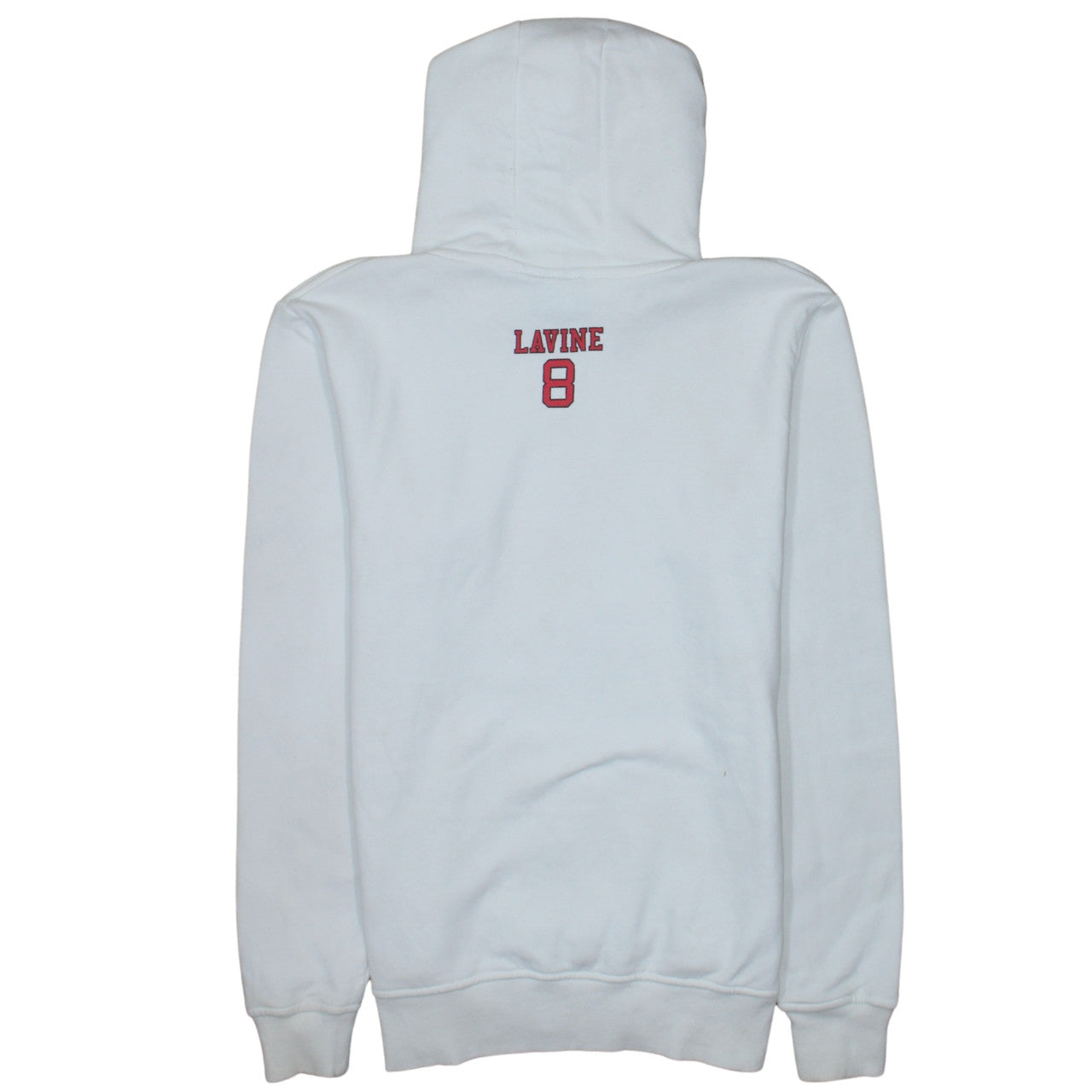 Primark NBA Chicago Bulls White Pullover Hoodie Men's L Graphic
