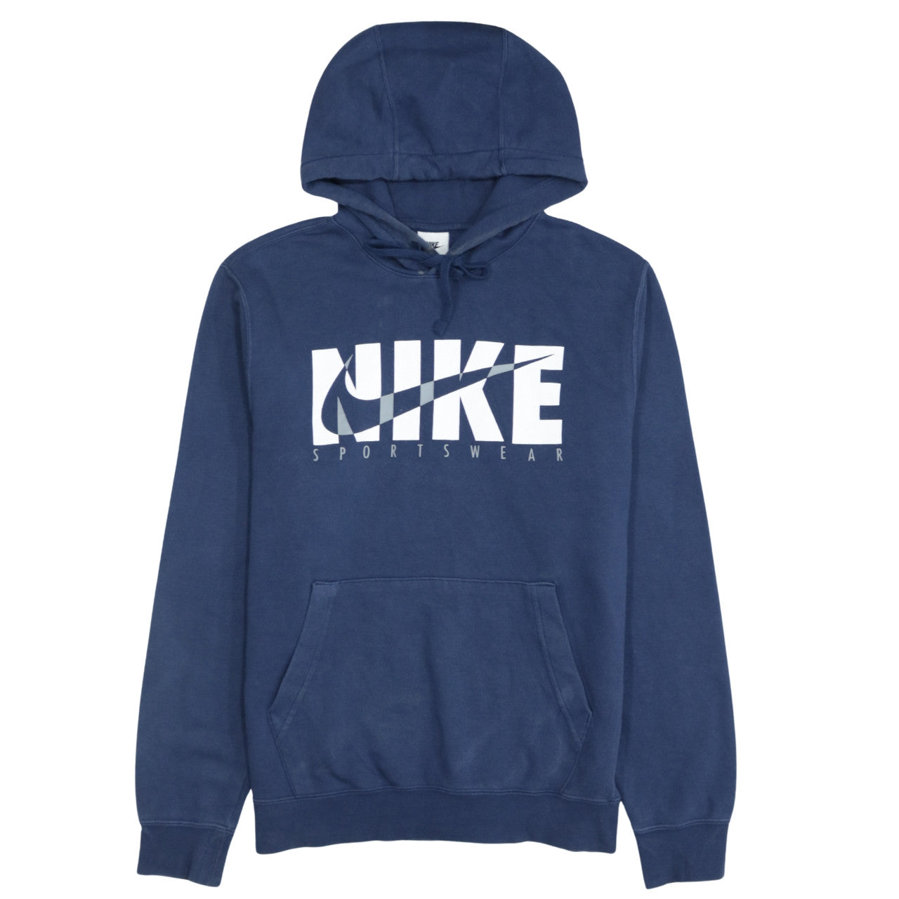 Nike Men's Blue Pullover Hoodie Small Tall Sportswear Logo