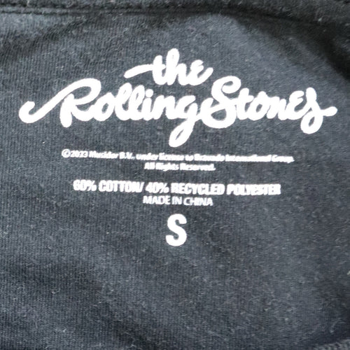 The Rolling Stones Men's Black Graphic Pullover Sweatshirt Size S